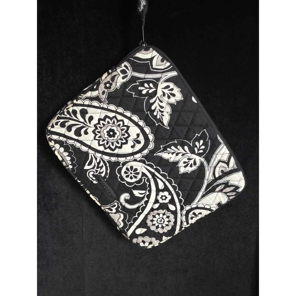 Vera Bradley Tablet Tech Kindle iPad Mini Sleeve Quilted Black & White